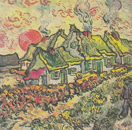Farmhouses, Vincent Van Gogh